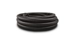 Vibrant -16 AN Black Nylon Braided Flex Hose (2 foot roll) For Discount