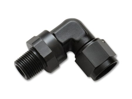 Vibrant -10AN to 3 8in NPT Female Swivel 90 Degree Adapter Fitting Sale