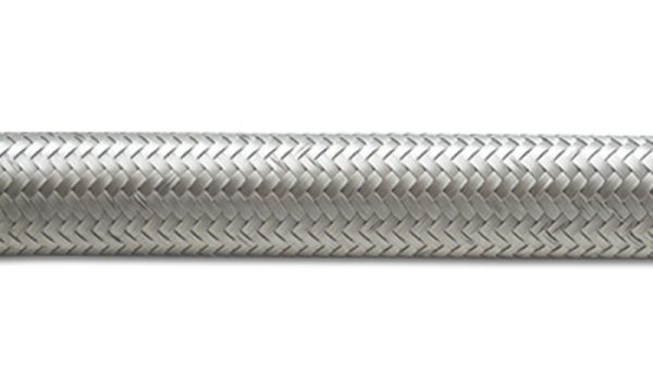 Vibrant -12 AN SS Braided Flex Hose (5 foot roll) Hot on Sale