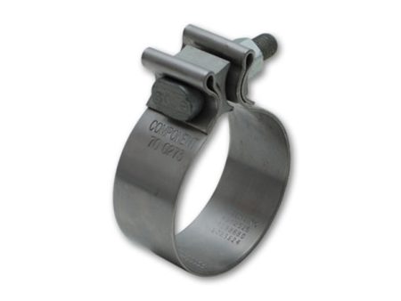 Vibrant SS Accuseal Exhaust Seal Clamp for 2in OD Tubing (1in wide band) For Sale