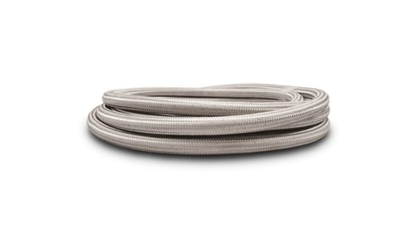 Vibrant -10 AN SS Braided Flex Hose (10 foot roll) Supply