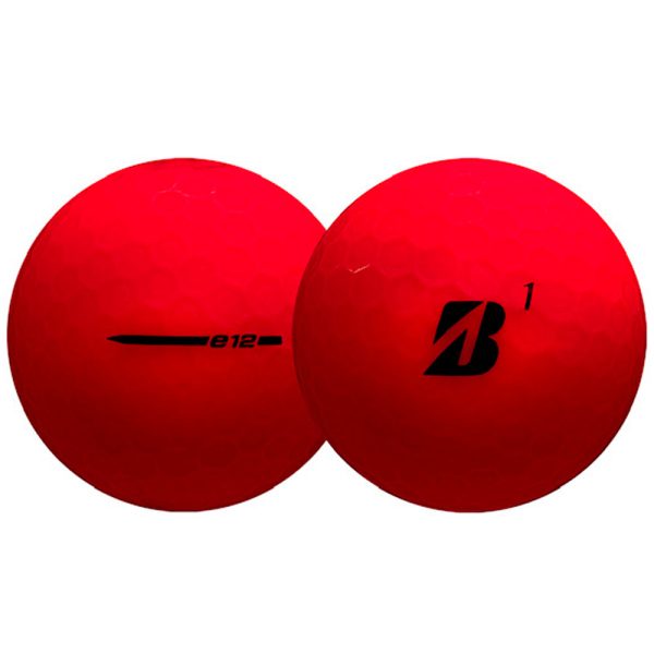 Bridgestone e12 Contact Golf Balls - Matte Red - 12 Pack on Sale