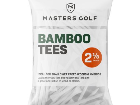 Masters Bamboo Tees 2 1 8 Inch White Tees - Pack of 25 For Discount