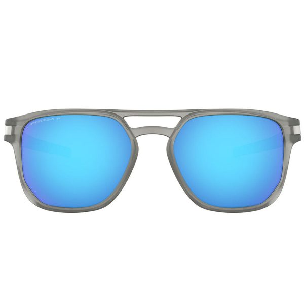 Oakley Latch Beta Sunglasses - Prizm Sapphire Polarized Lens - Matte Grey Ink Frame For Discount