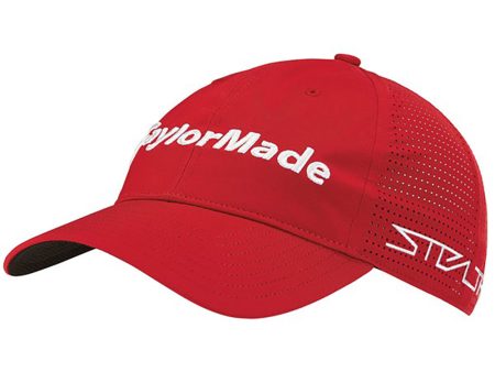 TaylorMade Stealth Tour LiteTech Cap - Red For Cheap