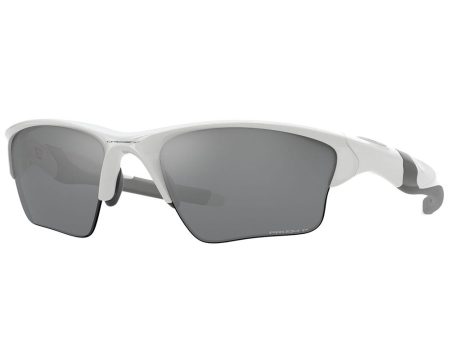 Oakley Half Jacket 2.0 XL Sunglasses - Prizm Black Polarized Lens - Polished White Frame Fashion