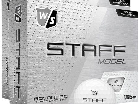 Wilson Model Golf Balls - White - Double Dozen Online