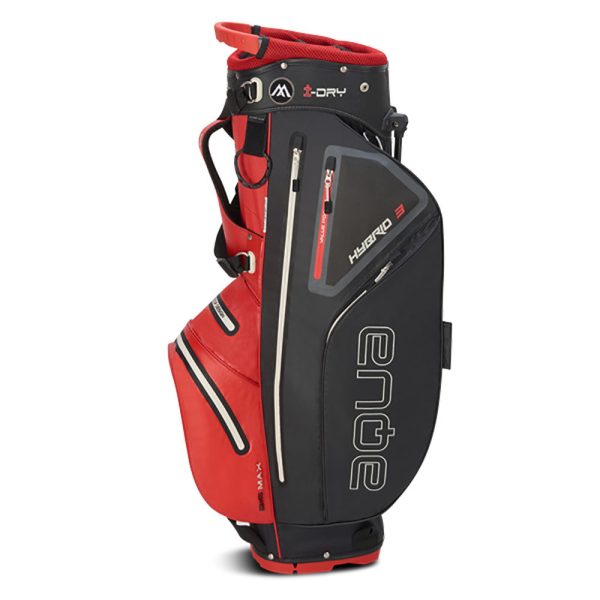 Big Max Aqua Hybrid 3 Stand Bag - Red Black For Cheap