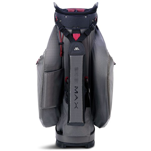 Big Max Dri Lite Tour Cart Bag - Black Charcoal Merlot Online now