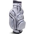 Big Max Dri Lite Silencio 2 Organiser Cart Bag - Silver Navy Online now