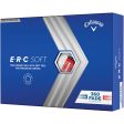 Callaway ERC Soft Triple Track 360 Fade Golf Ball - White - 12 Pack Fashion