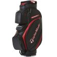 TaylorMade Deluxe Cart Bag - Black Red Online Hot Sale