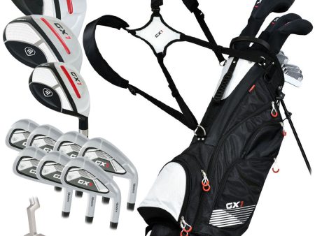 Masters GX1 12-Piece Stand Bag Package Set - Graphite For Discount