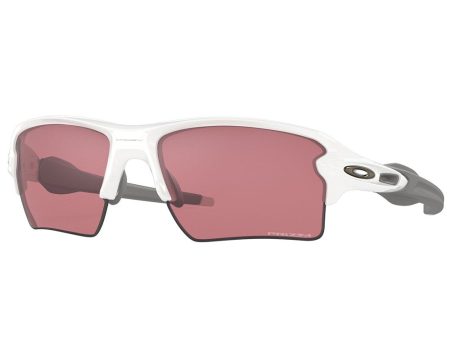 Oakley Flak 2.0 XL Sunglasses - Prizm Dark Golf Lens - Polished White Frame Discount