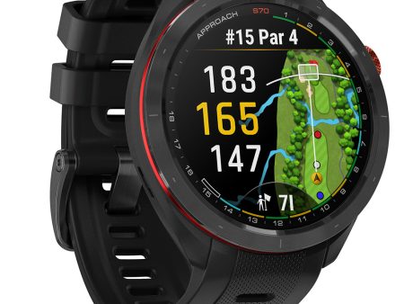 Garmin Approach S70 Golf GPS Smart Watch - Black Supply