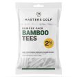 Masters Bamboo 2 3 4  Tees - White Bag 20 Pack For Cheap