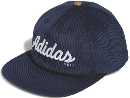 adidas Corduroy Leather 5-Panel Rope Cap - Collegiate Navy Sale