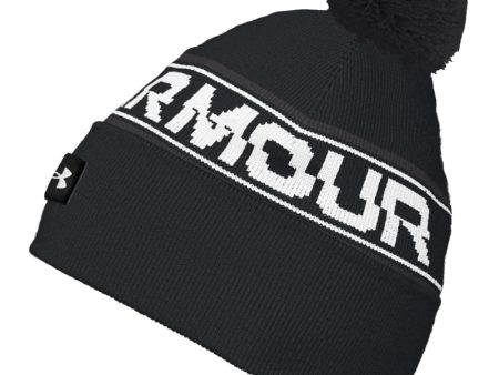 Under Armour Halftime Pom Beanie - Black Fashion