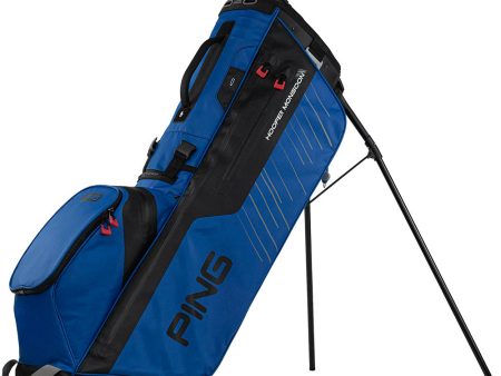 Ping Hoofer Monsoon 231 Stand Bag - Black Blue Supply