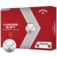 Callaway Chrome Soft Truvis Odyssey Golf Balls - White - 12 Pack on Sale