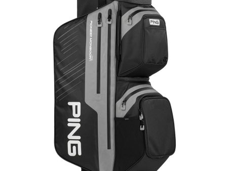 Ping Pioneer Monsoon 231 Waterproof Cart Bag - Black Iron Online now