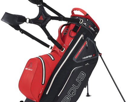 Big Max Aqua Hybrid 3 Stand Bag - Red Black For Cheap