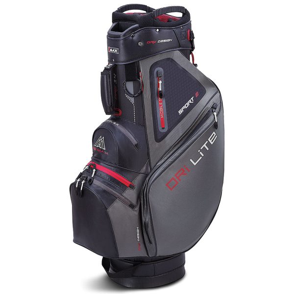 Big Max Dri Lite Sport 2 Cart Bag - Black Charcoal For Cheap