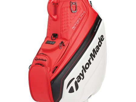 TaylorMade Tour Staff Bag - Red White Black Hot on Sale