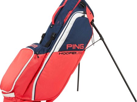 Ping Hoofer Lite Stand Bag - Sailor Red Navy White Sale