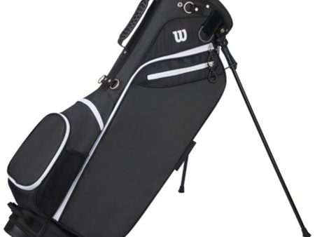 Wilson W Carry Stand Bag - Black on Sale