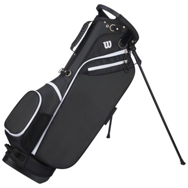 Wilson W Carry Stand Bag - Black on Sale