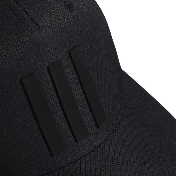 adidas Tour 3 Stripe Cap - Black Supply