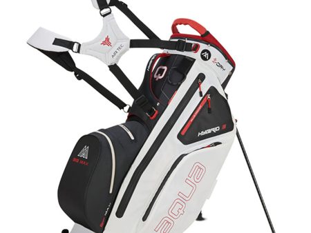 Big Max Aqua Hybrid 3 Stand Bag - Black White Red Online Sale