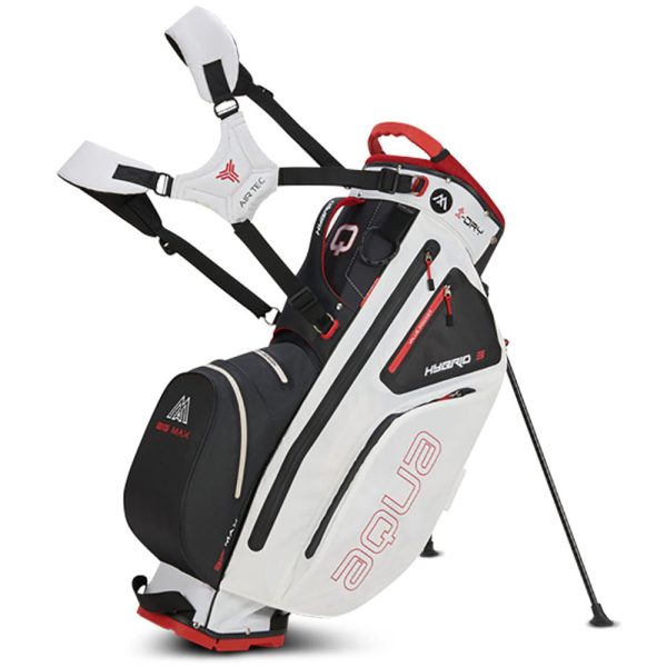 Big Max Aqua Hybrid 3 Stand Bag - Black White Red Online Sale