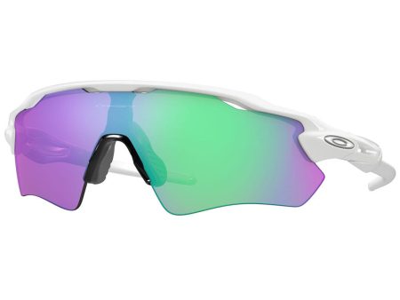 Oakley Radar EV Path Sunglasses - Prizm Golf Lens - Polished White Frame on Sale