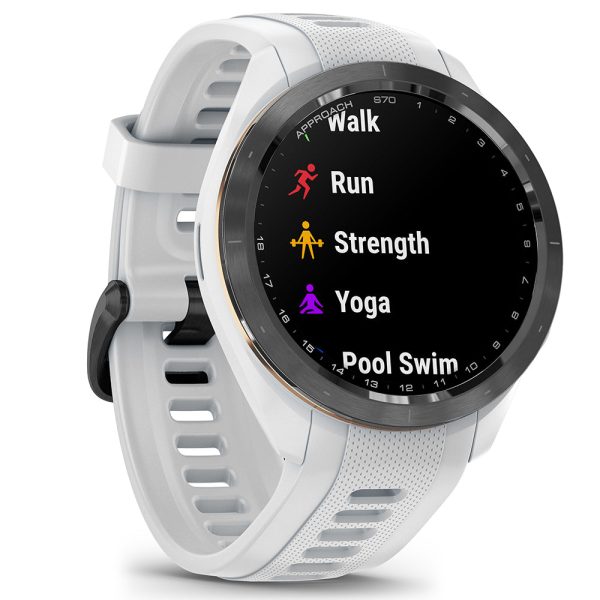 Garmin Approach S70 Golf GPS Smart Watch - White Sale