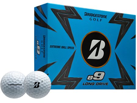 Bridgestone e9 Long Drive Golf Balls - White - 12 Pack on Sale