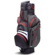 Big Max Dri Lite Silencio 2 Organiser Cart Bag - Charcoal White Black Red For Sale