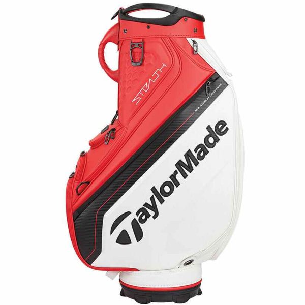 TaylorMade Tour Staff Bag - Red White Black Hot on Sale