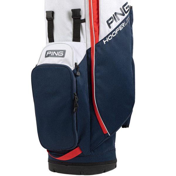 Ping Hoofer Lite Stand Bag - Navy Platinum Red For Cheap