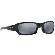 Oakley Fives Squared Sunglasses - Black Iridium Polarized Lens - Polished Black Frame Hot on Sale