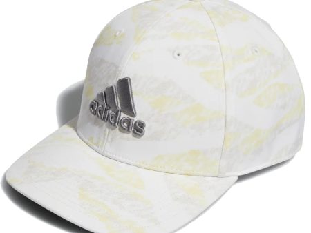 adidas Tour Print Snapback - White For Discount