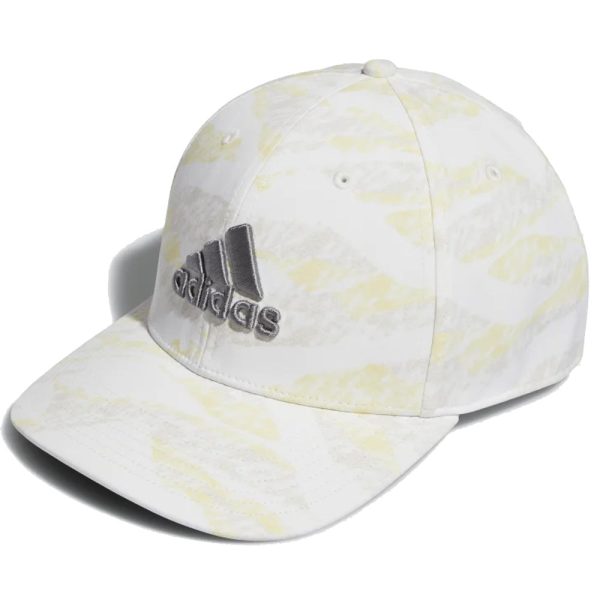 adidas Tour Print Snapback - White For Discount