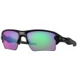 Oakley Flak 2.0 XL Sunglasses - Prizm Golf Lens - Polished Black Frame on Sale