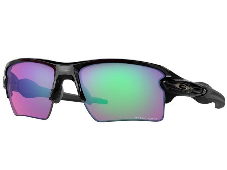 Oakley Flak 2.0 XL Sunglasses - Prizm Golf Lens - Polished Black Frame on Sale