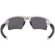 Oakley Flak 2.0 XL Sunglasses - Prizm Black Polarized Lens - Polished White Frame Fashion