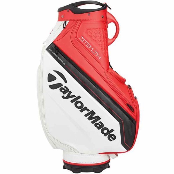 TaylorMade Tour Staff Bag - Red White Black Hot on Sale