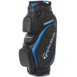 TaylorMade Deluxe Cart Bag - Black Blue For Discount