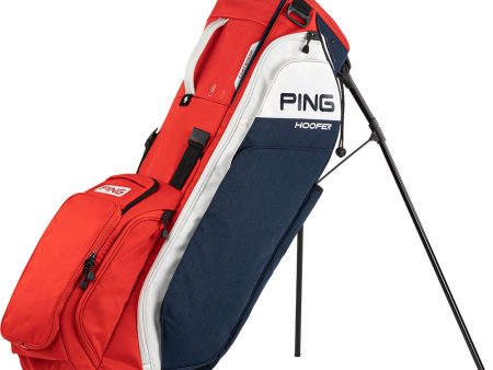 Ping Hoofer Stand Bag - Navy Red White Supply