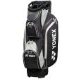 Yonex Waterproof Cart Bag - Black Silver For Sale